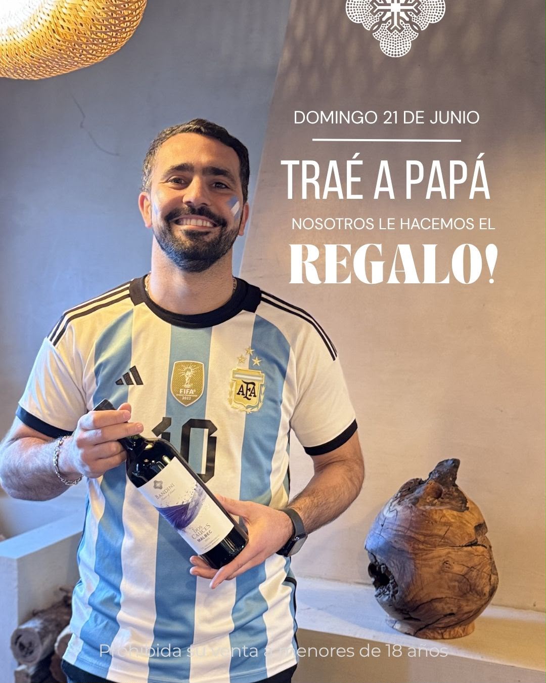 Día del Padre en Finca Bandini — almuerzo entre viñedos Mendoza