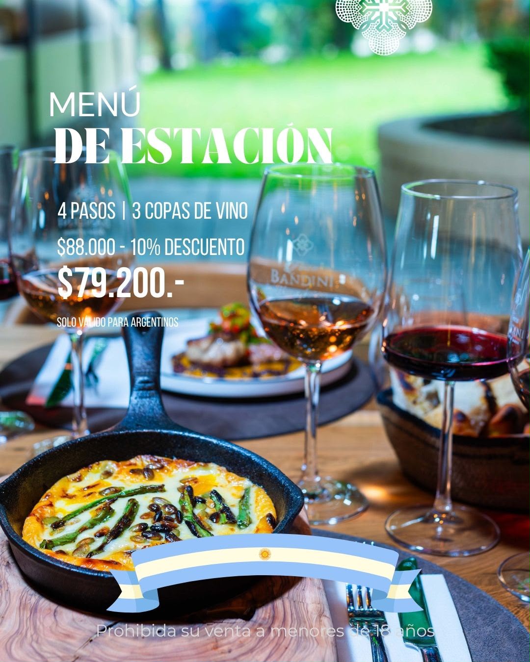 Almuerzo gourmet entre viñedos Luján de Cuyo Mendoza