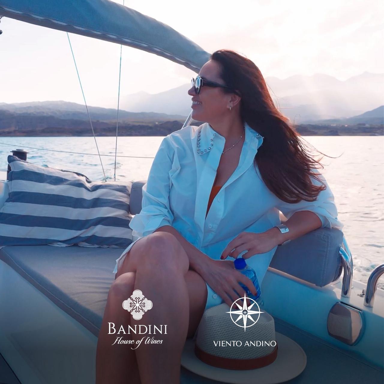 Vista panorámica velero Dique Potrerillos